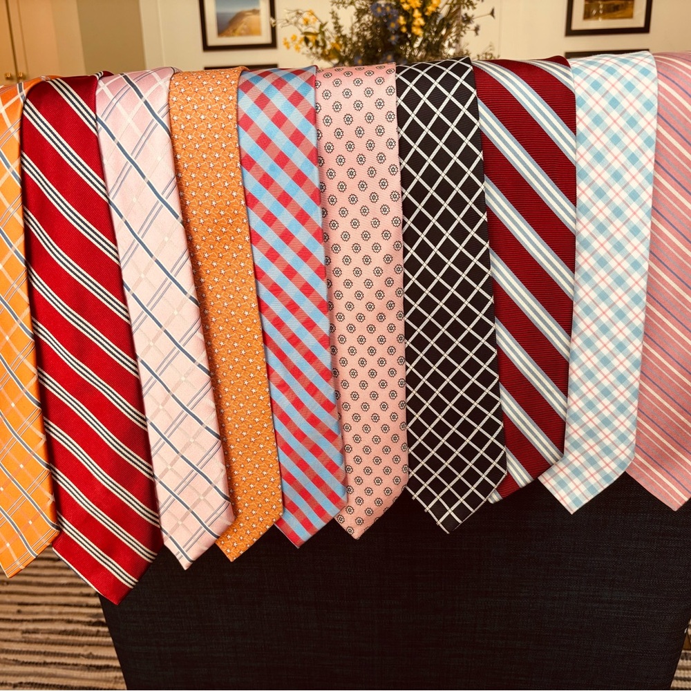 Collection of men’s ties